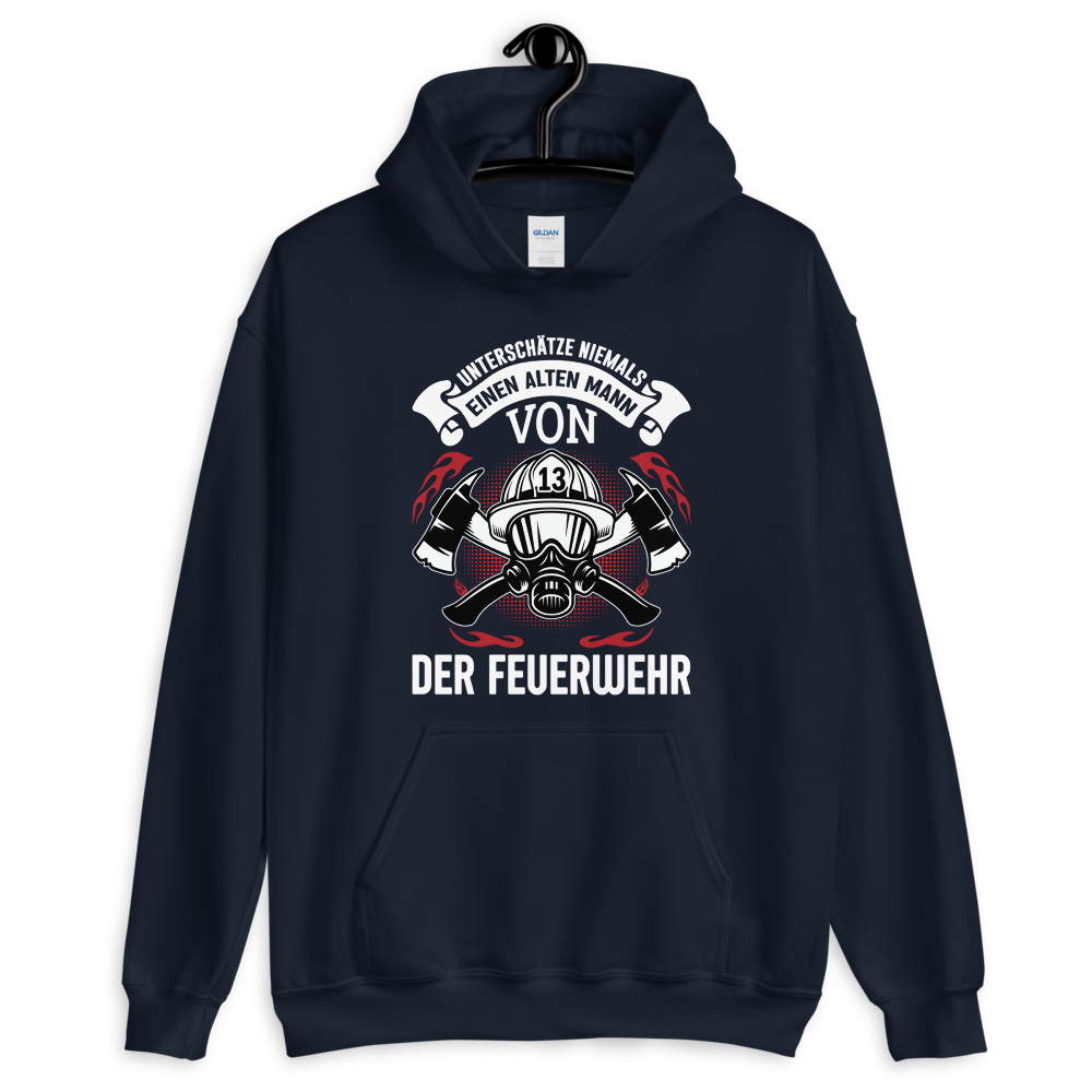 Alter Feuerwehrmann - Hoodie - Retterherzen