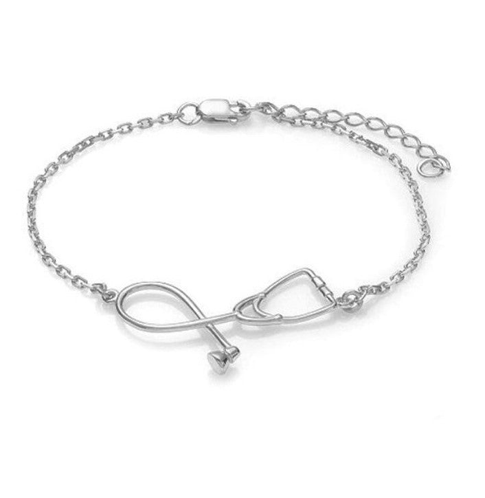 Stethoskop Armband - Silber - Retterherzen