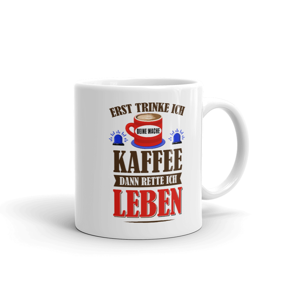 Feuerwehr Kaffee - Tasse (Personalisiert) - Retterherzen