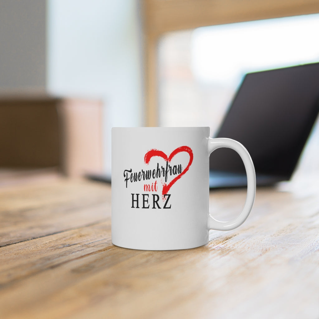 Feuerwehr Herz - Tasse - Retterherzen