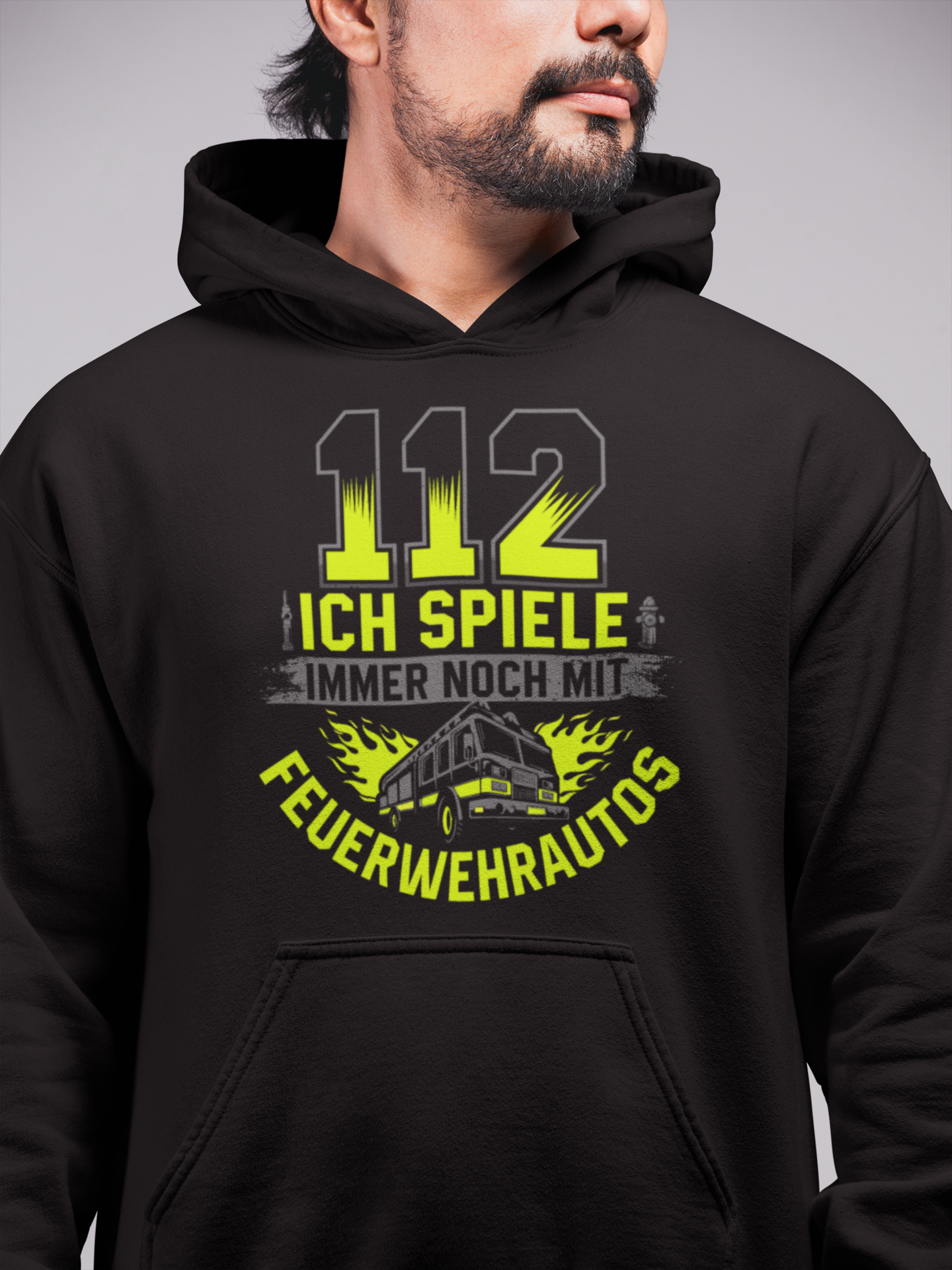 Feuerwehrauto - Hoodie - Retterherzen