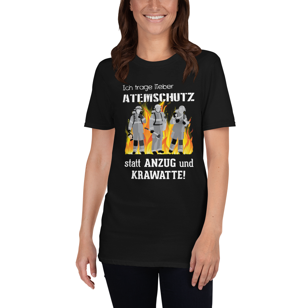 Atemschutz statt Anzug - Shirt - Retterherzen