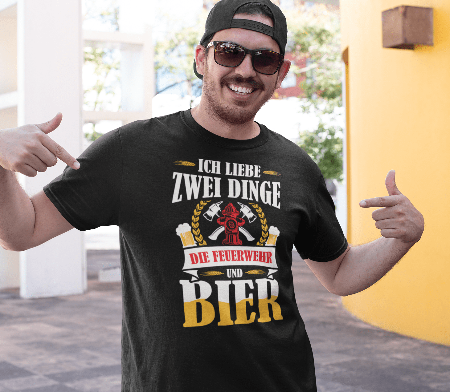 Bier & Feuerwehr - Shirt - Retterherzen